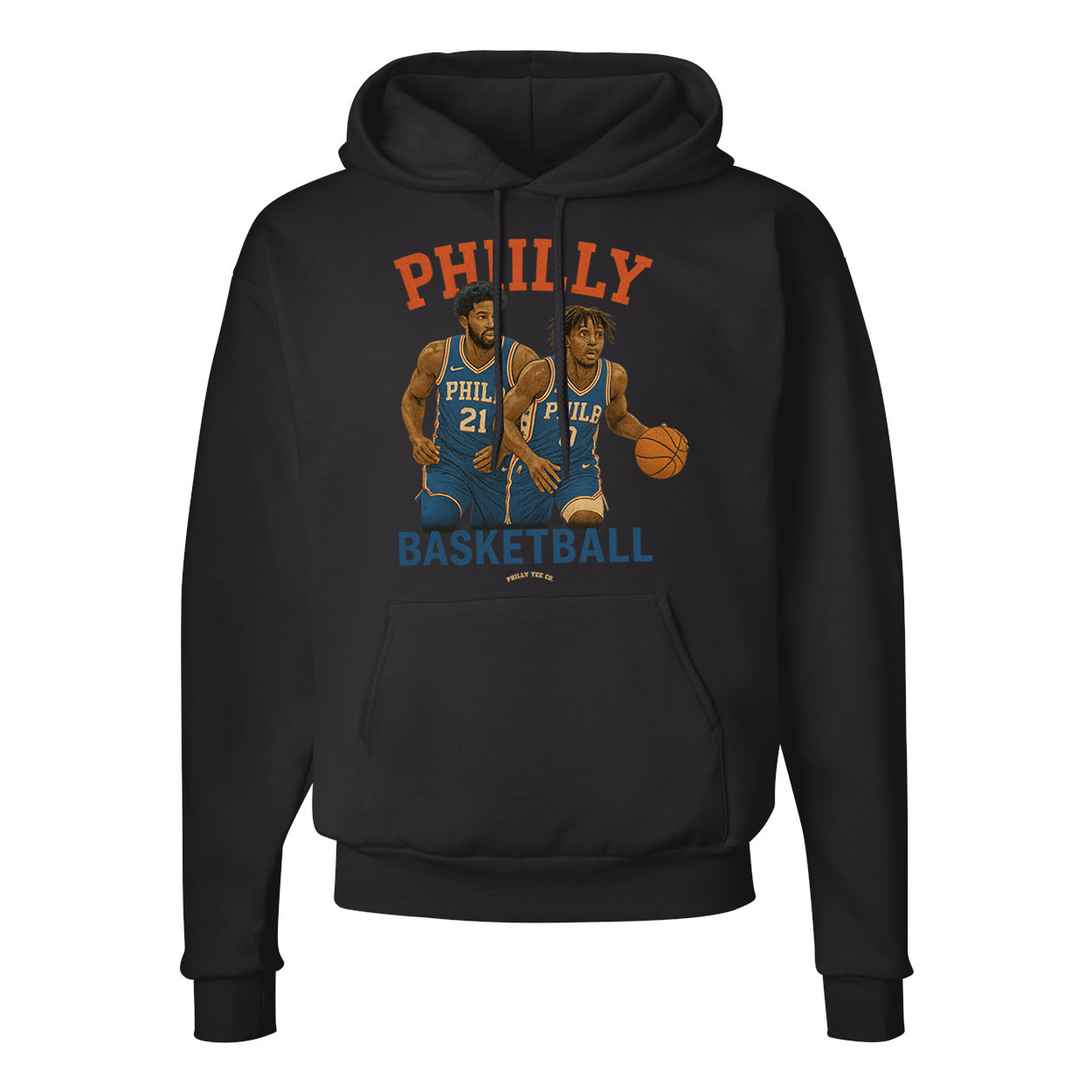Philly Basketball 76ers Sixers Embiid Maxey Hoodie