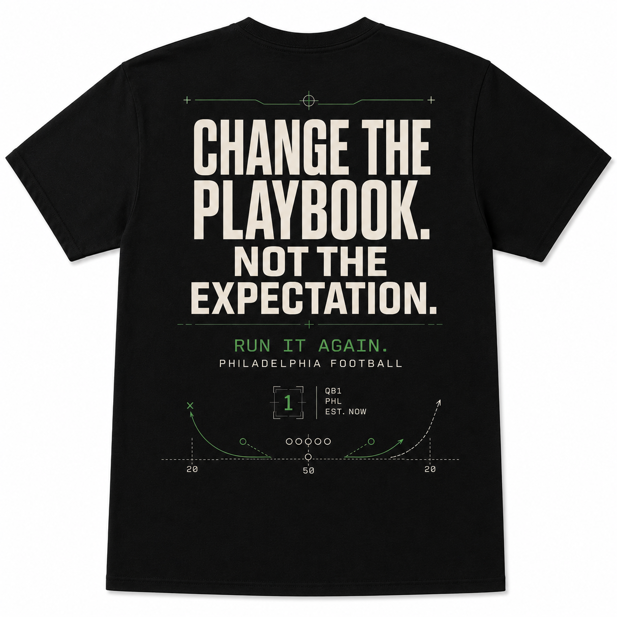 Jalen Hurts Six Systems One Standard Philadelphia Football Tee