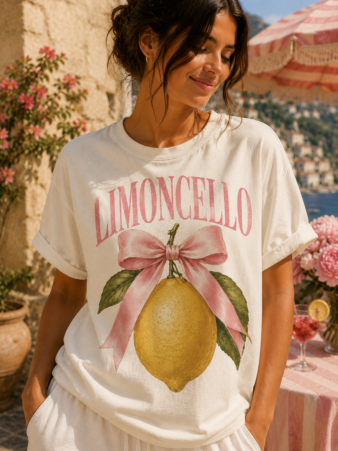 Limoncello⢠Lemon Bow Tee