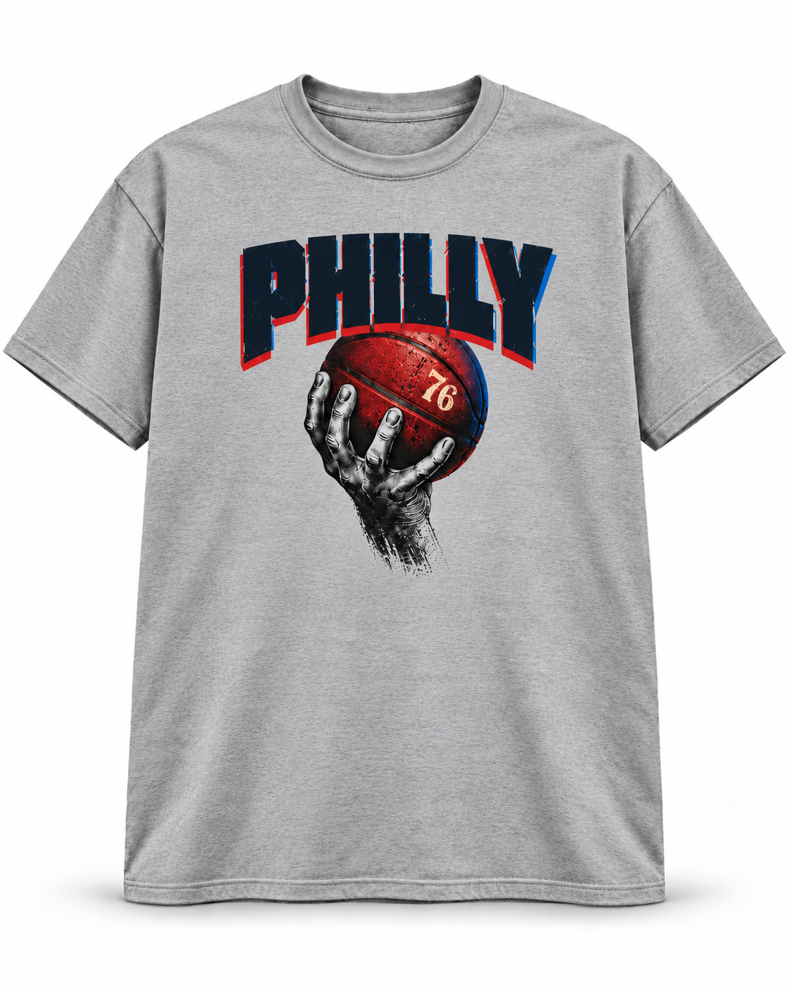 Philly Grip 76 Sixers T-Shirt – Sports Grey