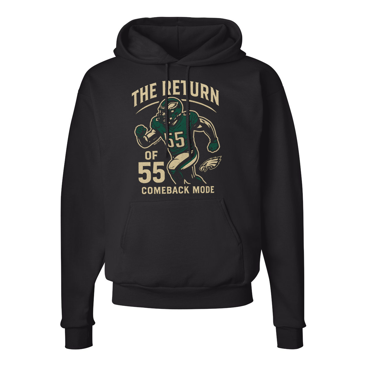 The Return Of 55 Brandon Graham Comeback Hoodie