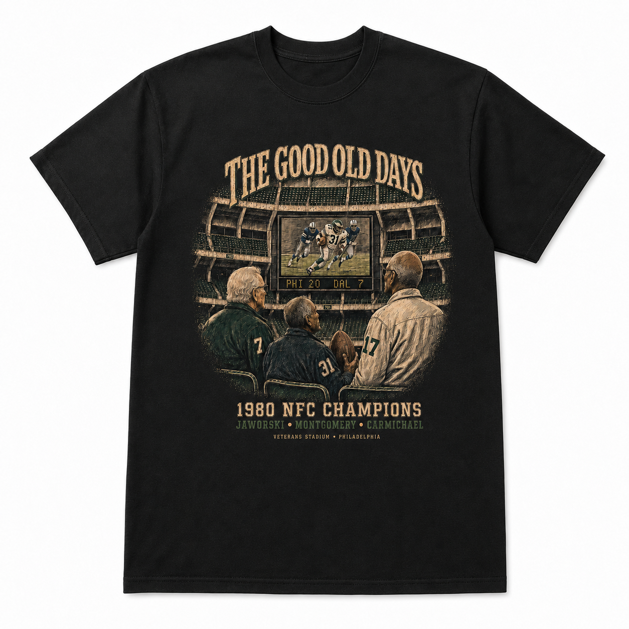 The Good Old Days Tee – 1980 Philadelphia NFC Champions Shirt