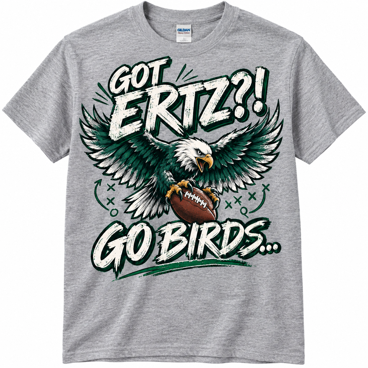 Got Ertz? Go Birds Zach Ertz Eagles T-Shirt – Sports Grey