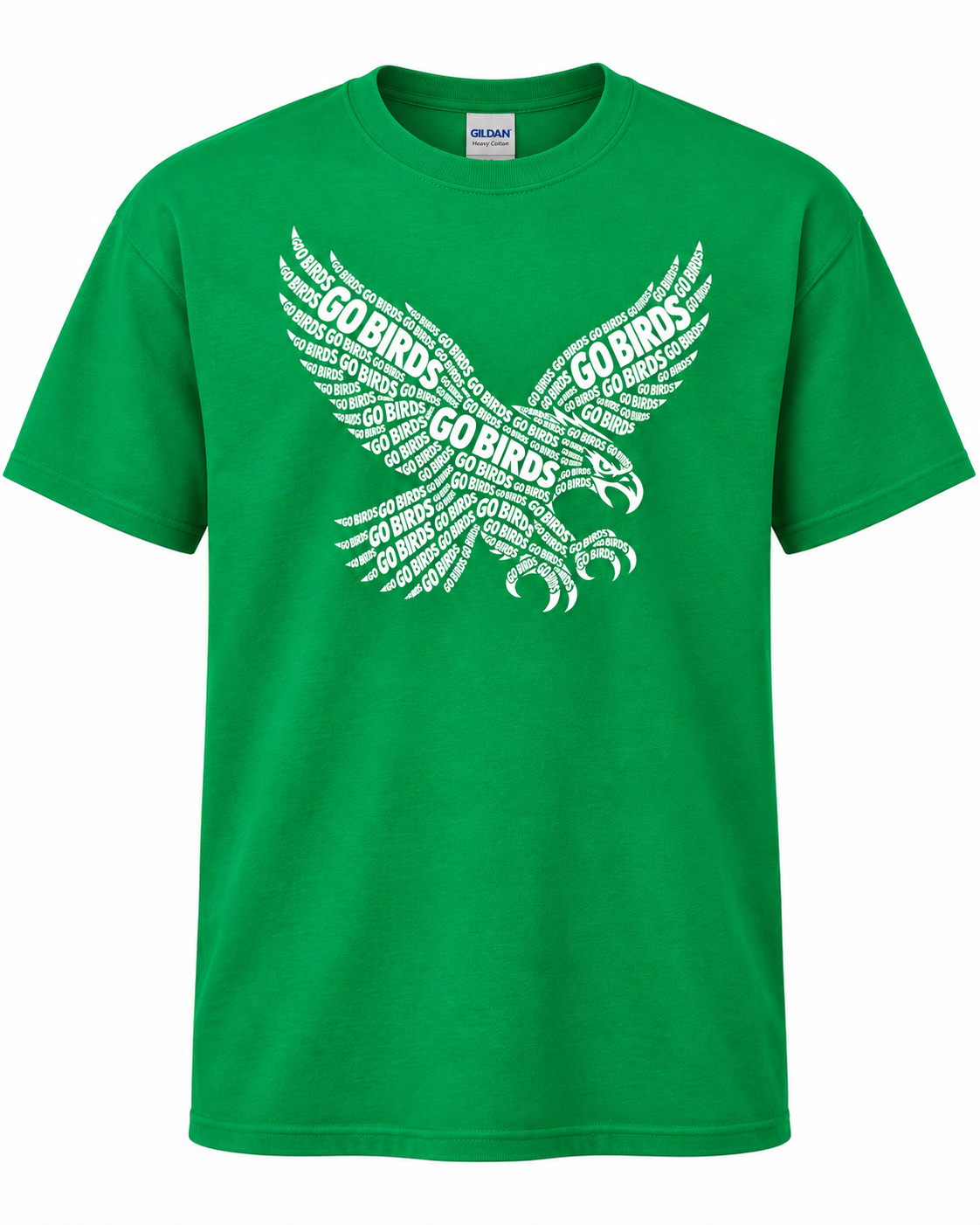 Go Birds Philadelphia Eagles Fan T-Shirt – Kelly Green