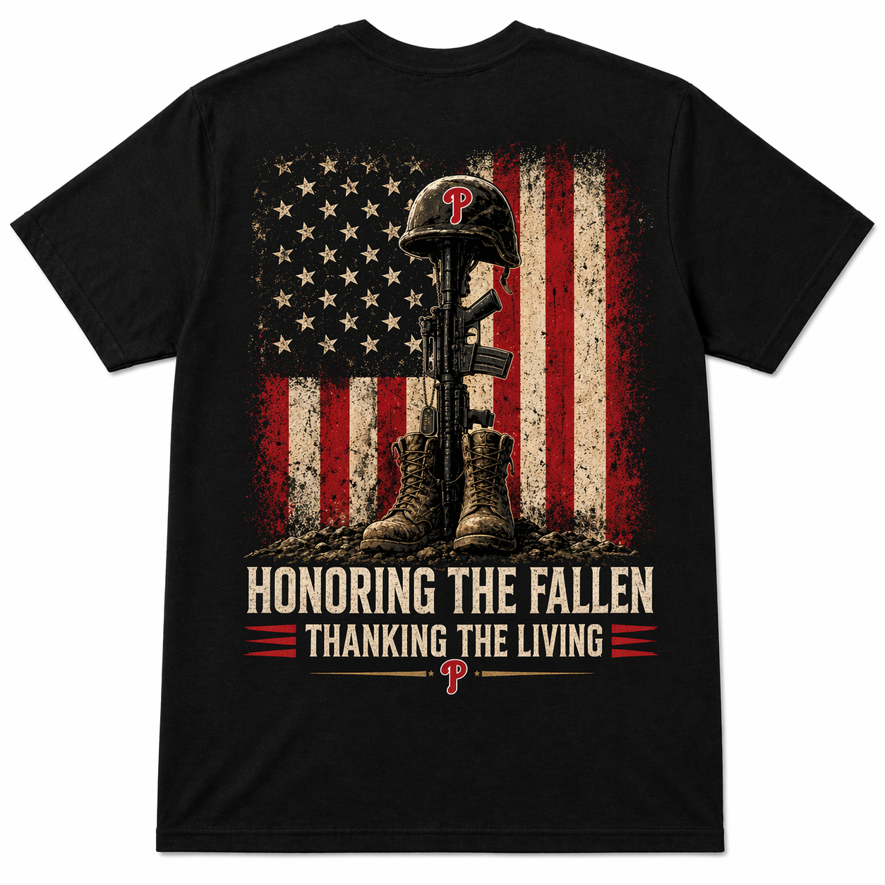 Philadelphia Phillies Armed Forces Day T-Shirt β Military Tribute Tee, Honor Service & Veterans Gift, USA Patriotic Shirt