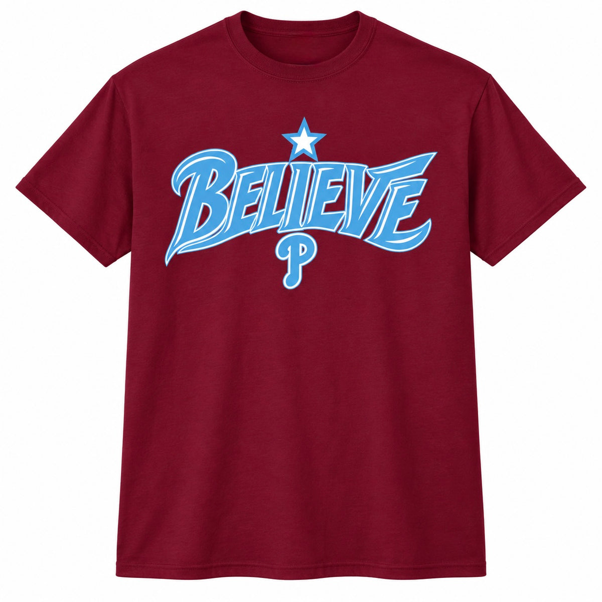 Philadelphia Phillies Believe T-Shirt – Garnet