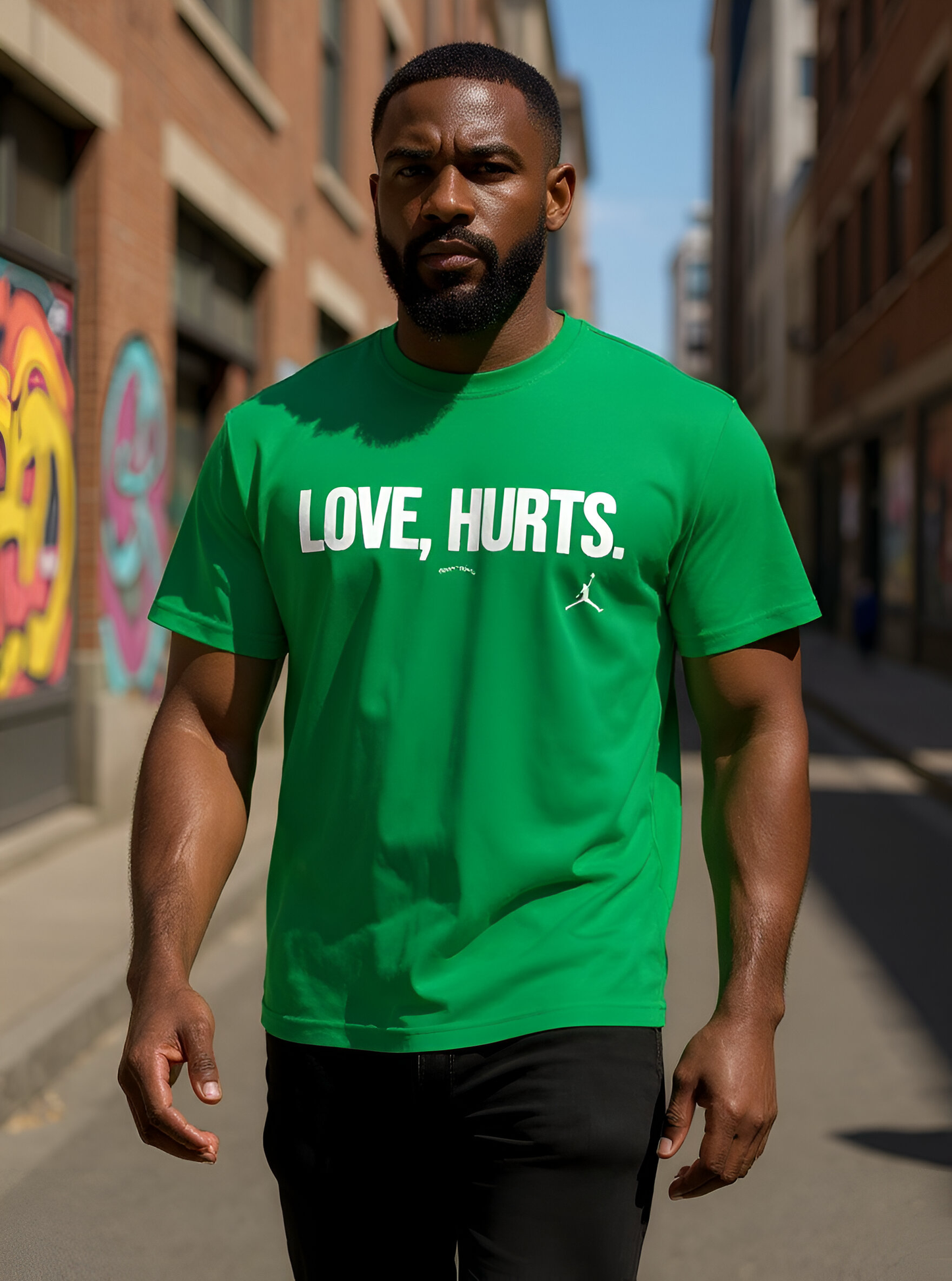 Kelly Green Love, Hurts Tee