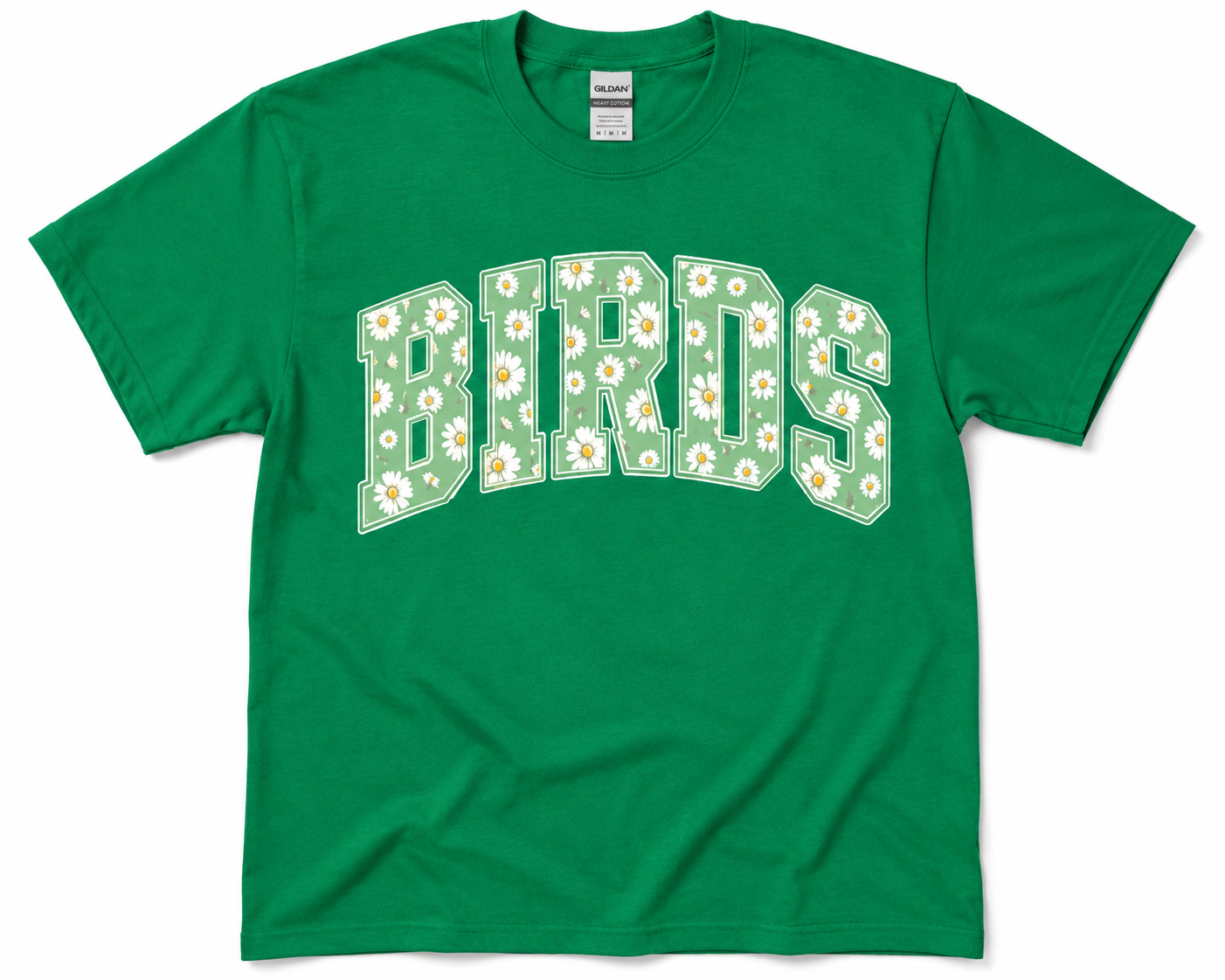 Birds Daisy Varsity Tee | Kelly Green Philadelphia Football Shirt