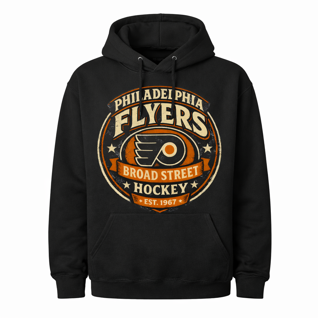 Philadelphia Flyers Broad Street Hockey Hoodie – Vintage Premium Philly Streetwear