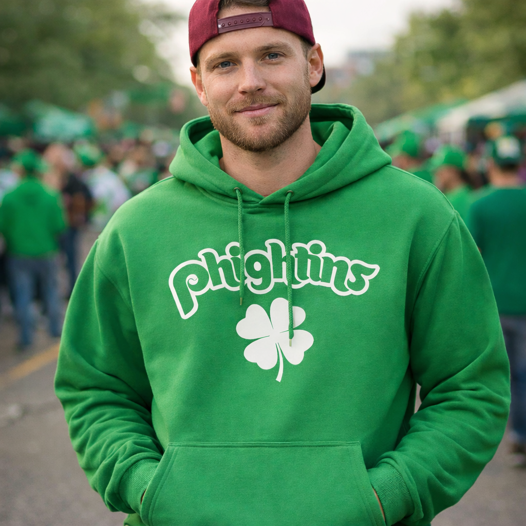Phightins Shamrock Hoodie – Philadelphia Phillies St Patrick’s Day Irish Green Phillies Hoodie