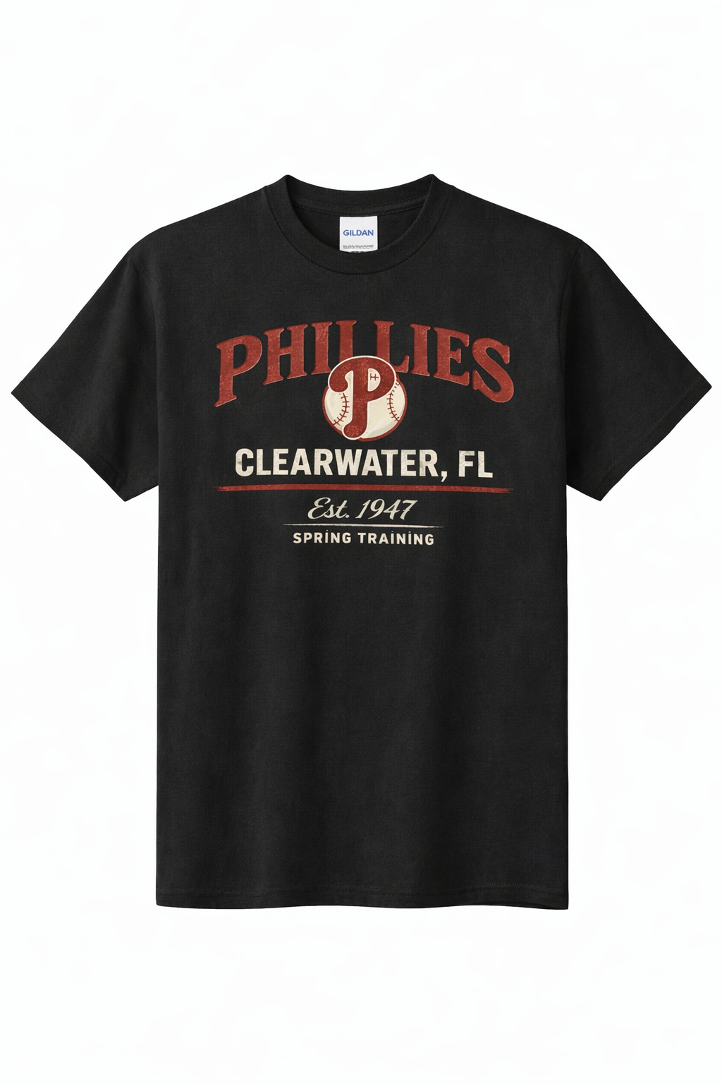 Phillies Clearwater Spring Training T-Shirt – Vintage Philadelphia Baseball Tee