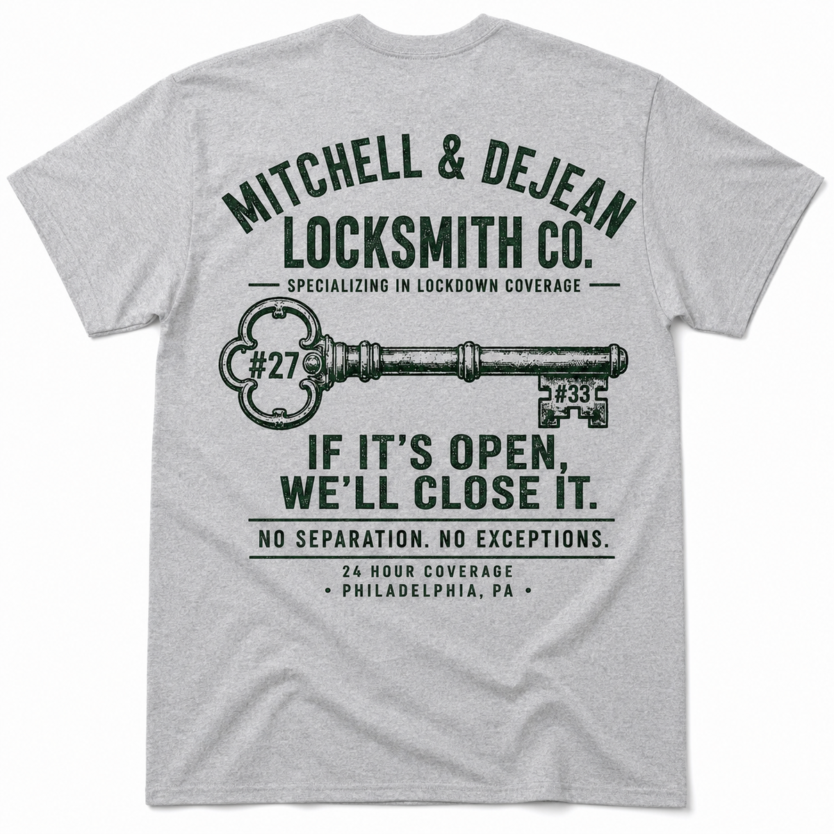 Mitchell & DeJean Locksmith Co. Vintage Eagles T-Shirt | Philly Tee Co.