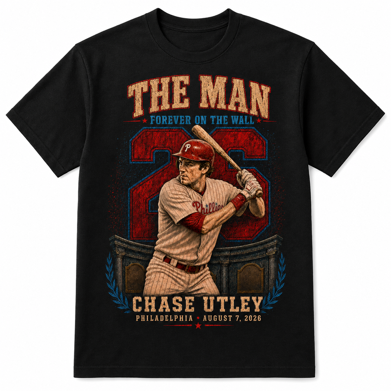 Chase Utley Wall of Fame Commemorative Tee – August 7, 2026