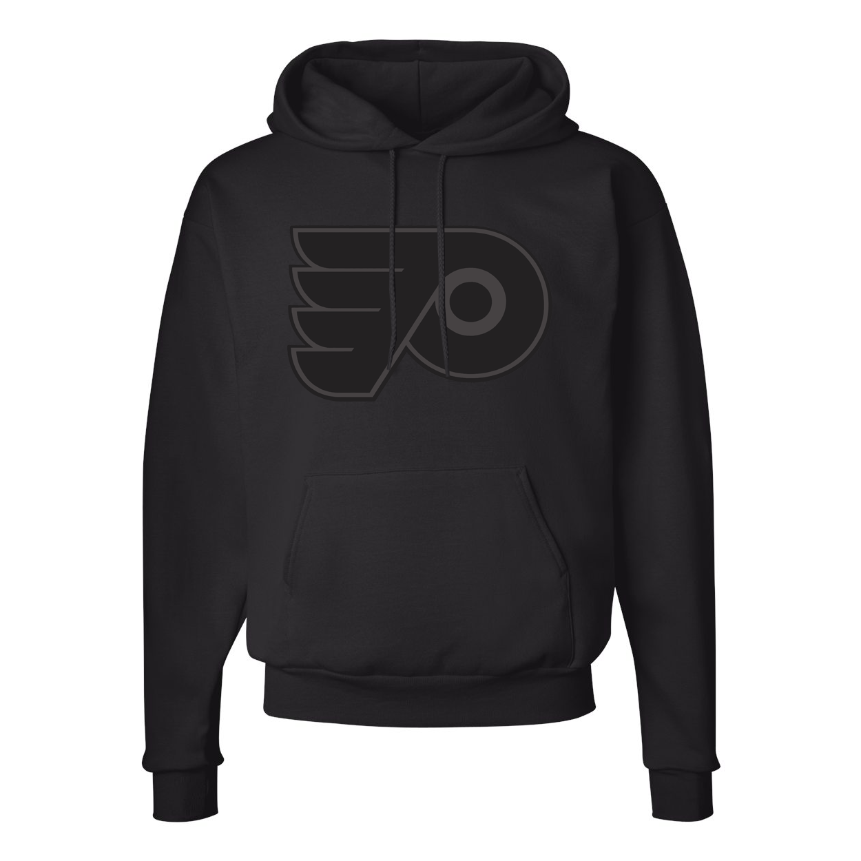 Philadelphia Flyers Black Stealth Hoodie – Blackout Logo Pullover for Fans