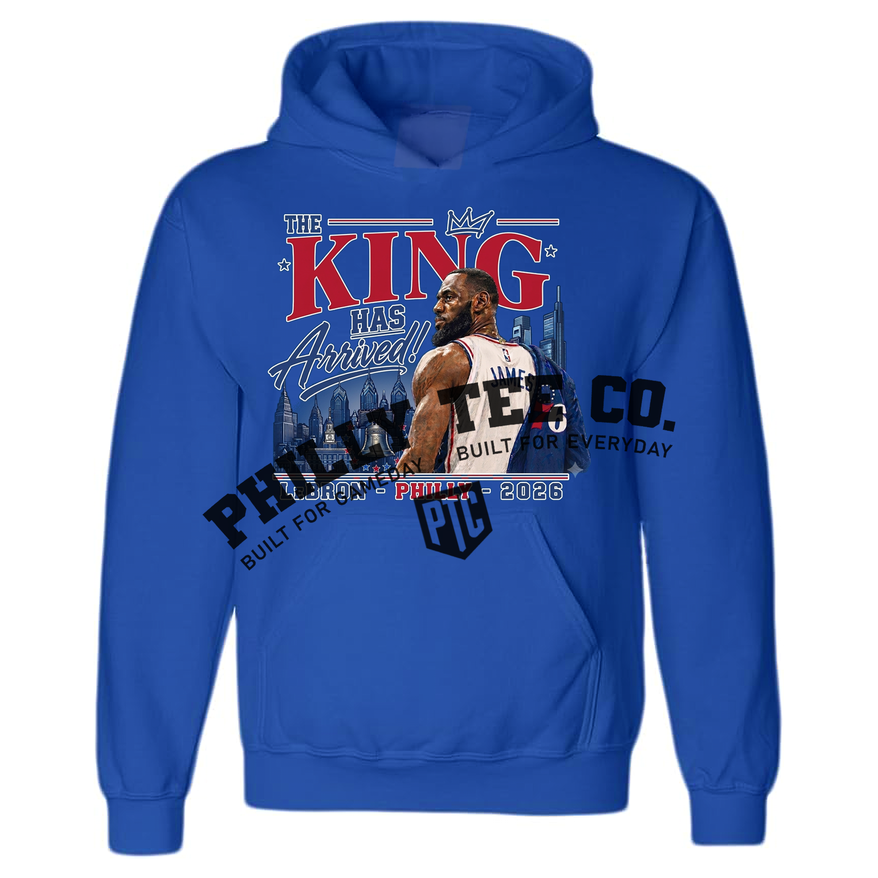 LIMITED RUN: The King Has Arrived™ – LeBron James Sixers Inspired