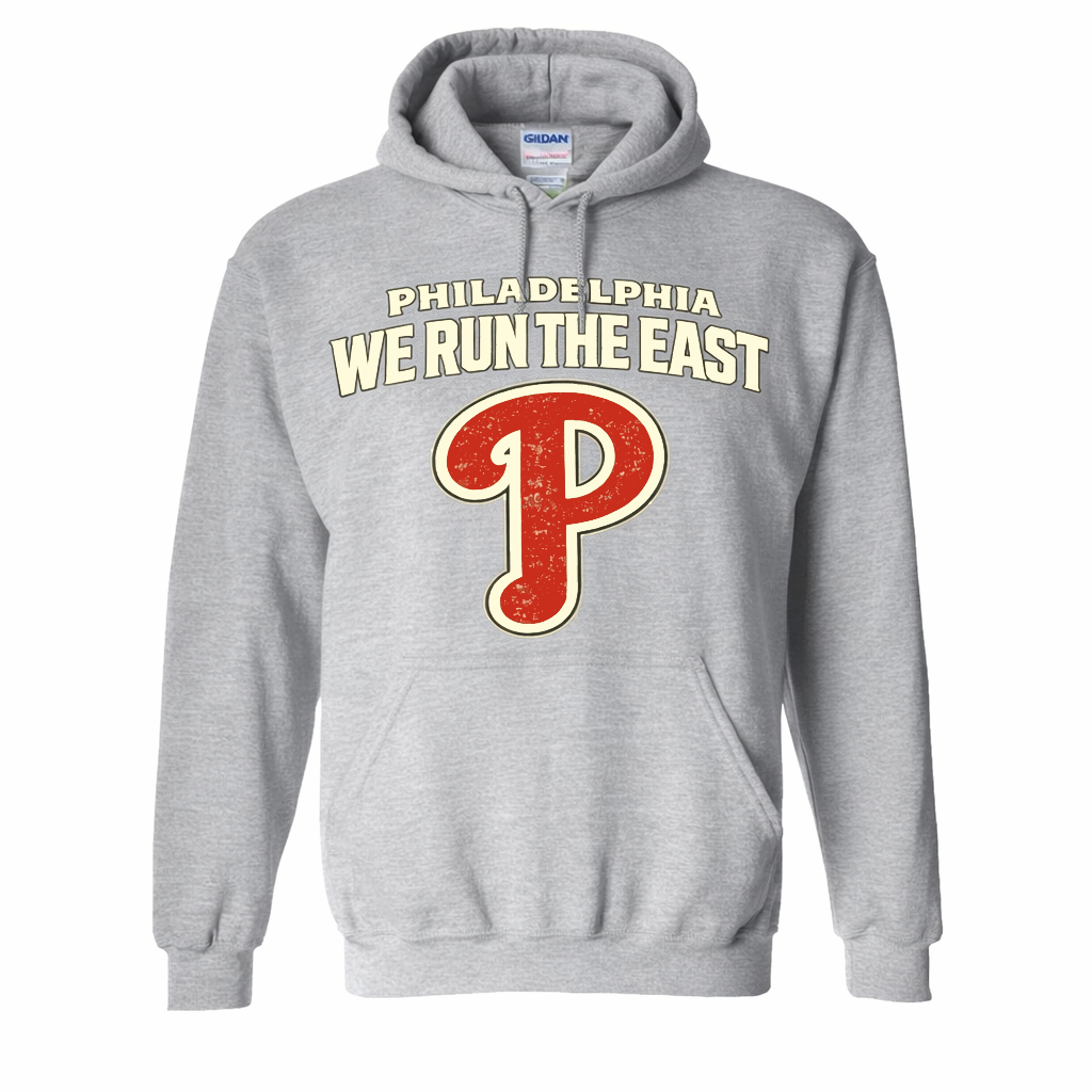 Philadelphia Phillies We Run The East Hoodie – Vintage Phillies Hoodie, Philly Baseball Sweatshirt, Philadelphia Phillies Fan Hoodie