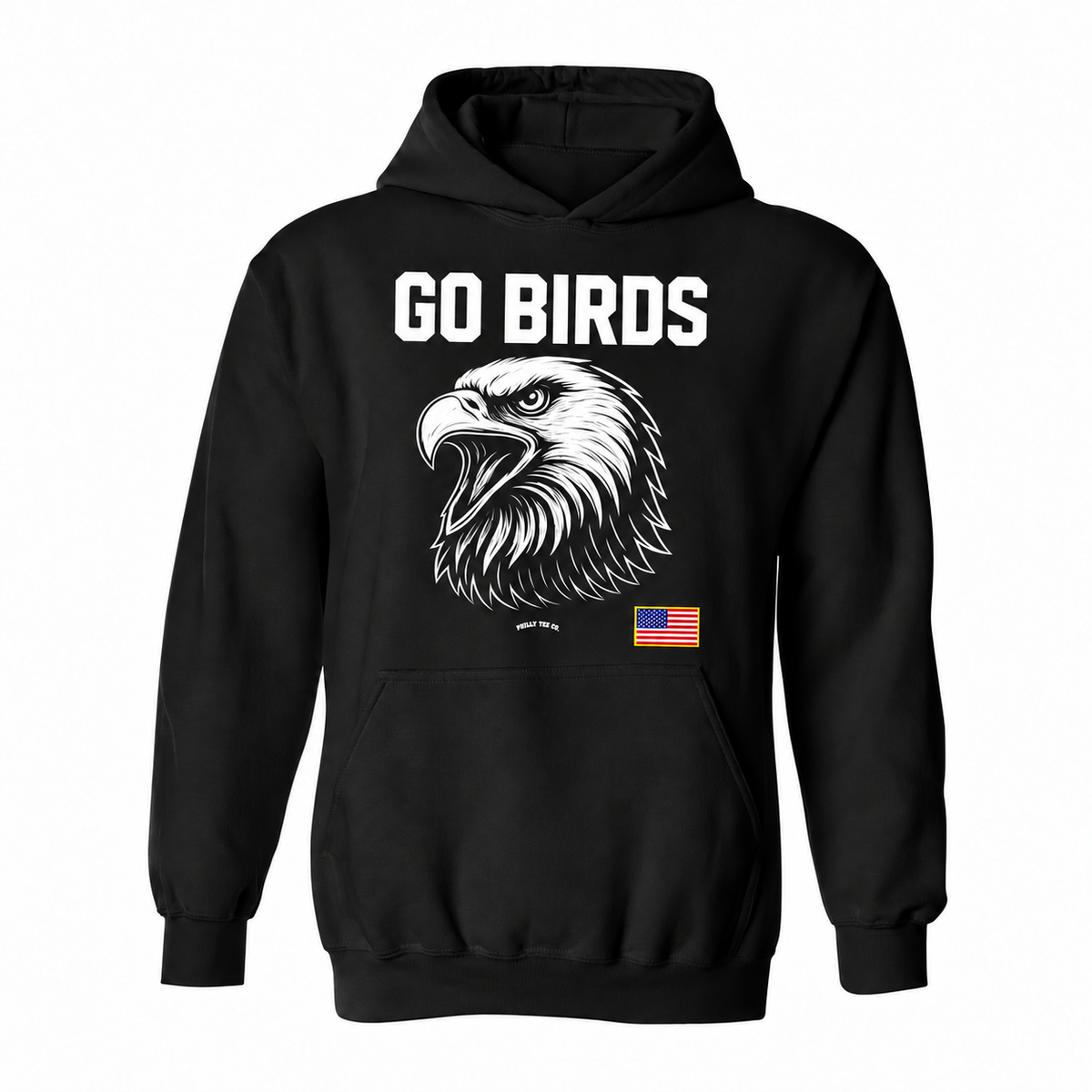 Go Birds Philadelphia Eagles Military Hoodie v2