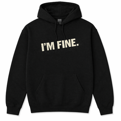 I’m Fine Eagles Hoodie – Funny Philadelphia Eagles Fan Hoodie, Go Birds Sweatshirt, Philly Football Hoodie, The Eagles Keep My Doctor Employed