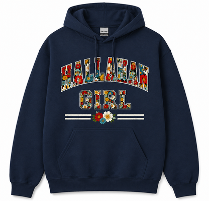 Hallahan Girl Floral Varsity Summertime Philadelphia Hoodie Sweatshirt