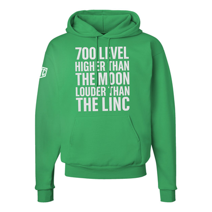 700 Level Philly Hoodie – Higher Than The Moon, Louder Than The Linc | Vet Correctional Unit