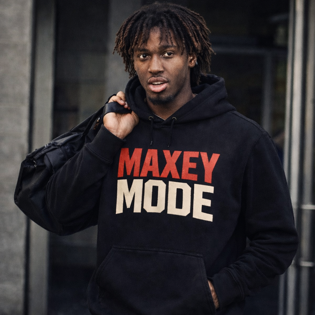 Maxey Mode Hoodie – Philadelphia Basketball Tyrese Maxey Inspired Hoodie, Philly Streetwear, NBA Fan Gift