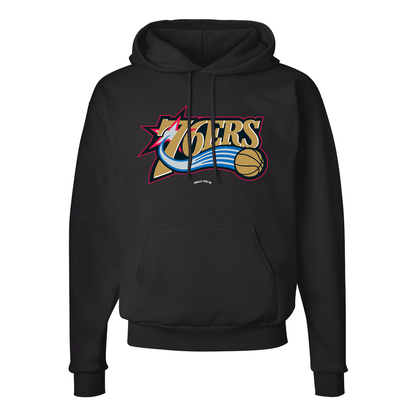 Philadelphia 76ers Sixers Basketball Vintage Hoodie