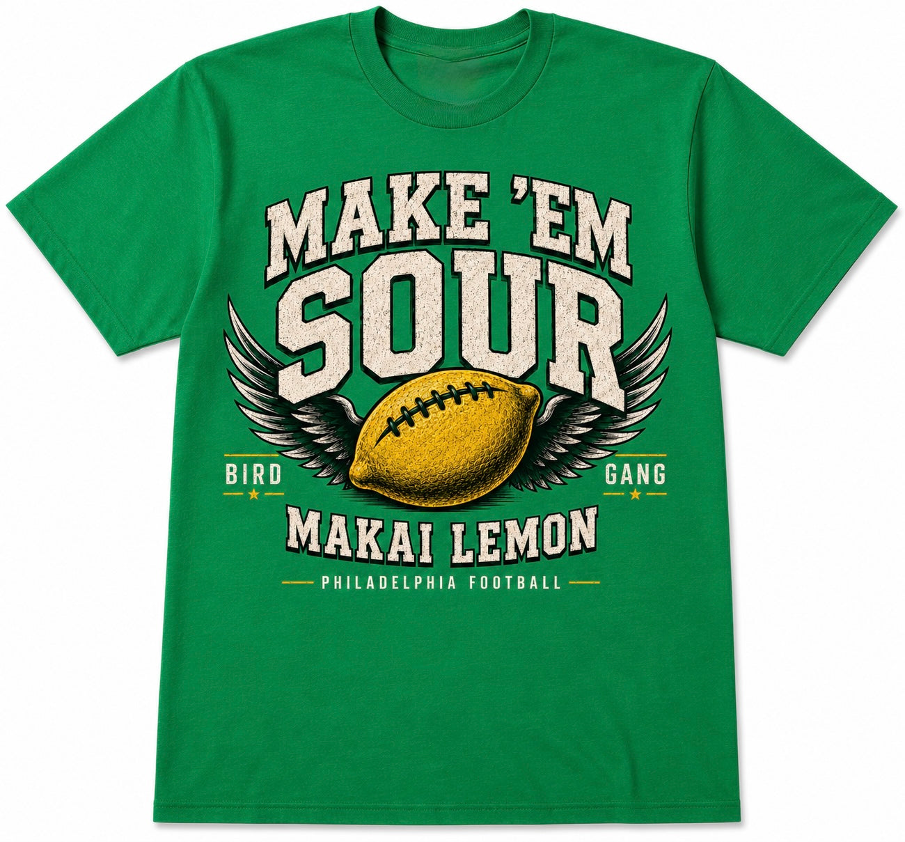 MAKE ’EM SOUR – Makai Lemon Philadelphia Football Tee