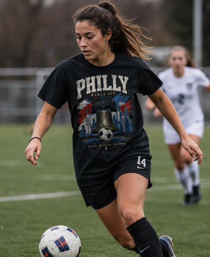 Philly World Cup 2026 T-Shirt | Philadelphia Soccer Fan Independence Hall Tee