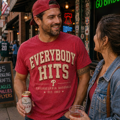 Everybody Hits Phillies Shirt | Vintage Philadelphia Phillies T-Shirt