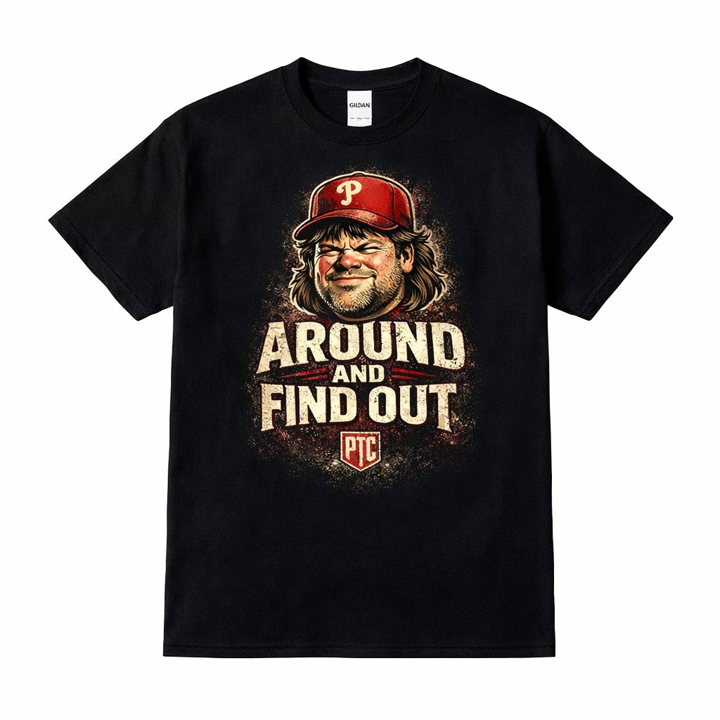 Kruk Around and Find Out T-Shirt – Funny Philadelphia Baseball Tee, Philly Fan Shirt, Vintage Phillies Style Graphic Tee