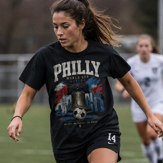 Philly World Cup 2026 T-Shirt | Philadelphia Soccer Fan Independence Hall Tee