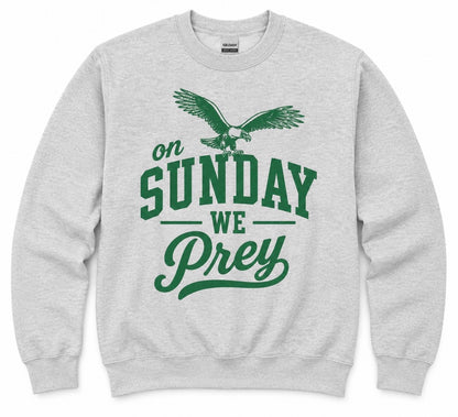 On Sunday We Prey Philadelphia Football Crewneck