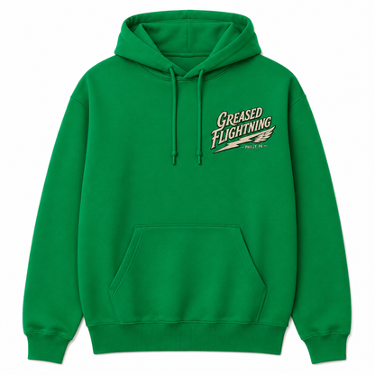 Greased Flightning Couples Eagles Hoodie Set – Go Birds & Green Ladies