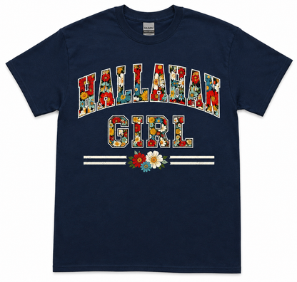 Hallahan Girl Floral Varsity Summertime Philadelphia Tee