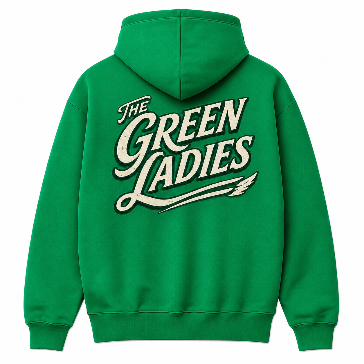 Greased Flightning Couples Eagles Hoodie Set – Go Birds & Green Ladies