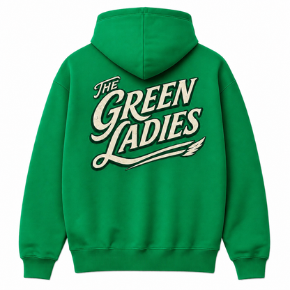 Greased Flightning Couples Eagles Hoodie Set – Go Birds & Green Ladies