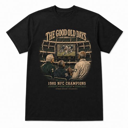 The Good Old Days Tee – 1980 Philadelphia NFC Champions Shirt