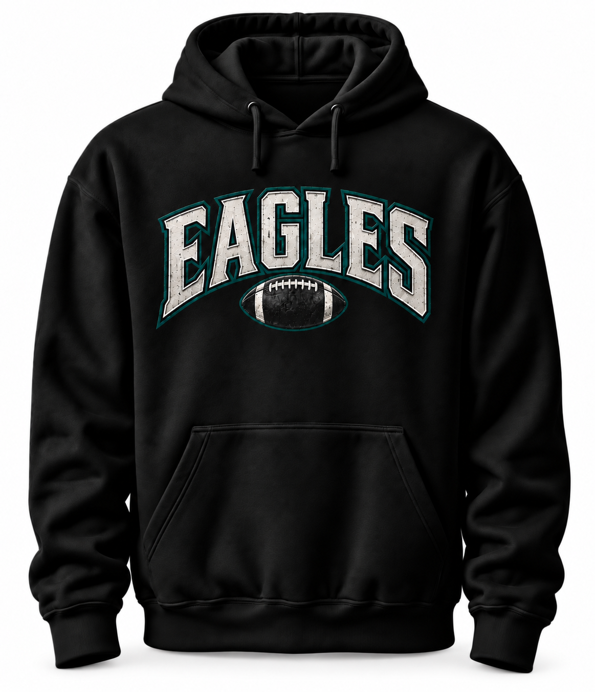 Philadelphia Eagles Hoodie – Vintage Football Design | Black