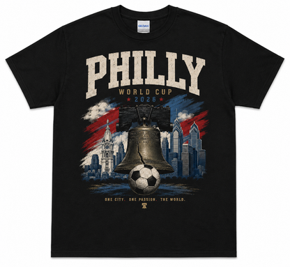 Philly World Cup 2026 T-Shirt | Philadelphia Soccer Fan Independence Hall Tee