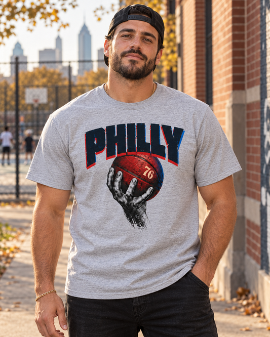 Philly Grip 76 Sixers T-Shirt – Sports Grey