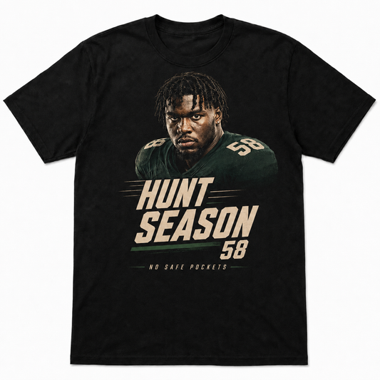Hunt Season 58 Tee – Philadelphia Pass Rusher Jalyx Hunt Shirt