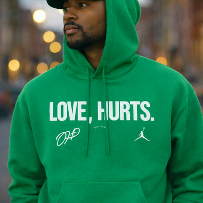 Kelly Green Love, Hurts Hoodie (Limited Edition Signed Print)