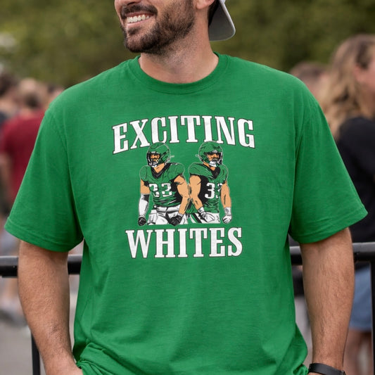 Eagles Cooper DeJean Exciting Whites 32 33 Tee