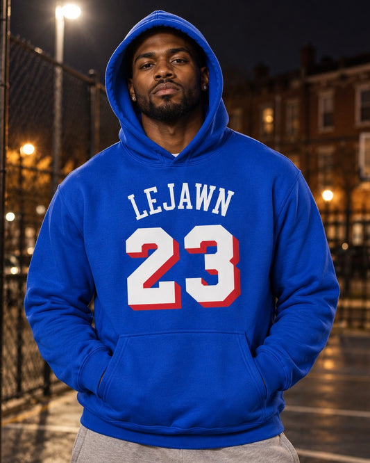 LEJAWN 23 Sixers Hoodie – Royal Blue