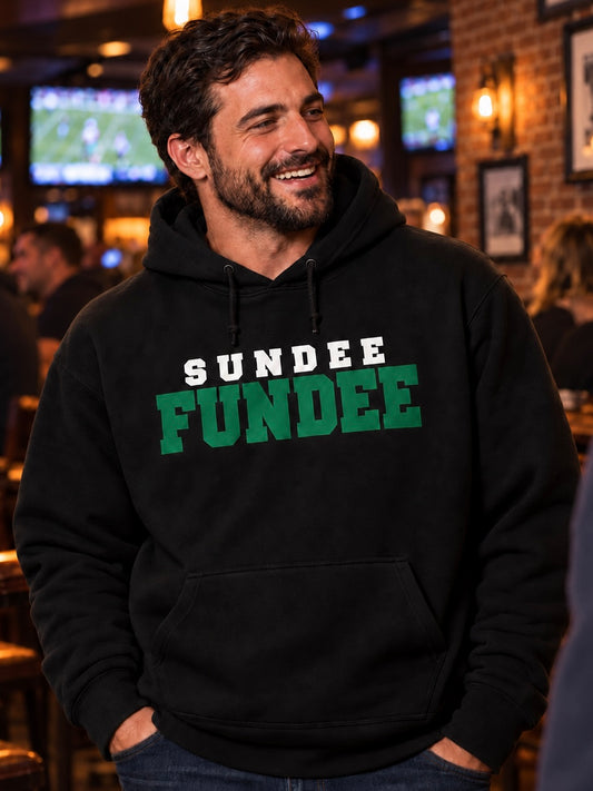 Philadelphia SUNDEE FUNDEE Eagles Hoodie – Black & Kelly Green