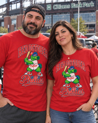 Phillies Red October Shirt – Phillie Phanatic Graphic Tee | Red