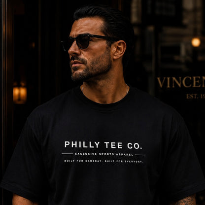 Philly Tee Co. Exclusive Sports Apparel Black Tee