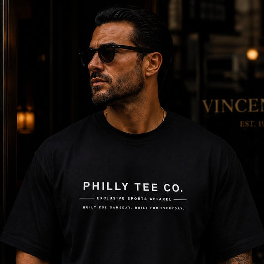 Philly Tee Co. Exclusive Sports Apparel Black Tee
