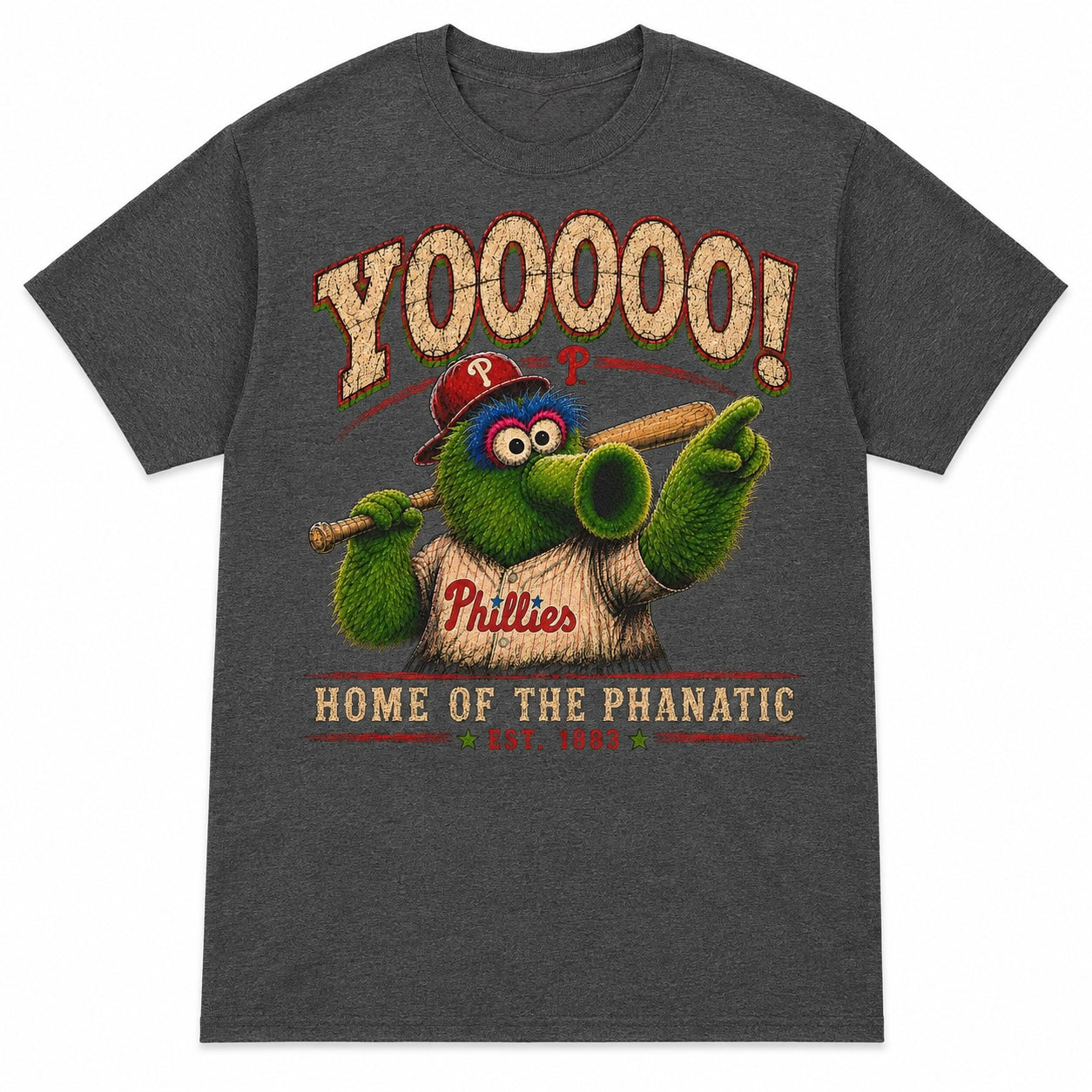 YOOOOO! Philly Phanatic Vintage Graphic T-Shirt