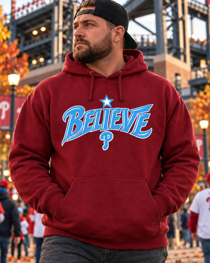 Philadelphia Phillies Believe Hoodie – Garnet